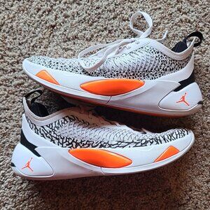 Nike Luka 1 Jordan  Basketball Shoe DQ6513-108 White Black Total Orange 5Y